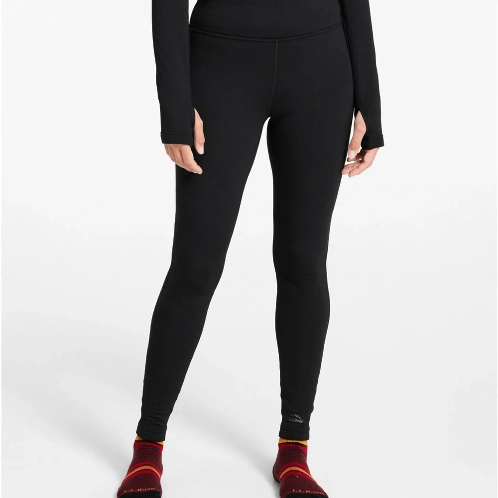 L.L. Bean❄️Women’s Heavyweight Base Layer Crew Top AND Pants in Spruce - Picture 10 of 15